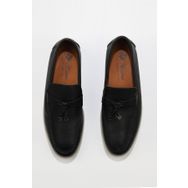 Bueno Shoes 05MS101 Siyah Flotter Deri Erkek Loafer