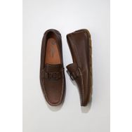 Bueno Shoes 05MS2025 Kahverengi Flotter Deri Erkek Loafer