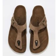 Bueno Shoes 05MT101 Kum Nubuk Deri Erkek Parmak Arası Terlik