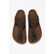 Bueno Shoes 05WT101 Kahverengi Nubuk Deri Kadın Parmak Arası Terlik