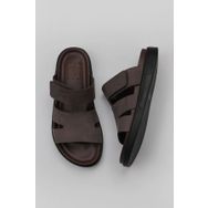 Bueno Shoes 11T23447 Kahverengi Nubuk Erkek Düz Terlik