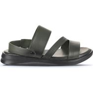 Bueno Shoes 25MS2236 Haki Deri Erkek Sandalet