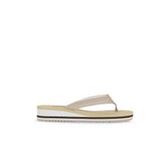 Bueno Shoes 26WT202135 Bej Soft Mat Kadın Parmak Arası Terlik
