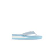 Bueno Shoes 26WT202135 Mavi Açık Soft Mat Kadın Parmak Arası Terlik