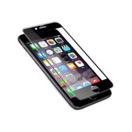 Bufalo iPhone 6 Plus 6S Plus Silikon Çerçeveli 5D Temperli Cam Siyah Ekran Koruyucu
