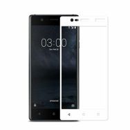 Bufalo Nokia 3 Kavisli 3D Cam Beyaz Ekran Koruyucu