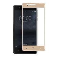 Bufalo Nokia 3 Kavisli 3D Cam Gold Ekran Koruyucu
