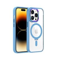 Buff Açık Mavi İphone 14 Pro BumperMag Kılıf