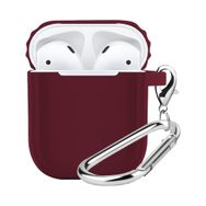 Buff Airpods 2 Rubber Silikon Şarap Kırmızısı Kılıf