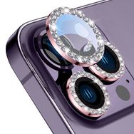 Buff iPhone 14 Pro / 14 Pro Max Rose Gold Diamond Lens Koruyucu