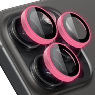 Buff iPhone 14 Pro Max / 14 Pro Pink Neon Metal Lens Koruyucu