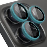 Buff iPhone 14 Pro Max / 14 Pro Sky Blue Neon Metal Lens Koruyucu
