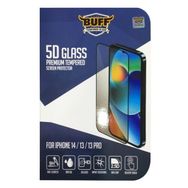 Buff iPhone 14/13/13 Pro 5D Glass Şeffaf Ekran Koruyucu