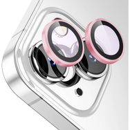 Buff iPhone 15 / 15 Plus Rose Gold Kamera Metal Lens Koruyucu