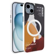 Buff iPhone 15 Mag Kit Hakuna Desenli Kılıf
