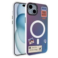Buff iPhone 15 Mag Kit Travel Desenli Kılıf