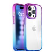 Buff iPhone 15 Pro Max Air Bumper Mor Rainbow Kılıf