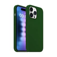 Buff iPhone 15 Pro Max Koyu Yeşil Rubber Fit Kılıf
