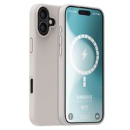 Buff iPhone 16 MagSafe Rubber Fit Silikon Taş Grisi Kılıf