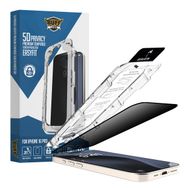 Buff iPhone 16 Pro 5D Privacy EasyFit Hayalet Şeffaf Ekran Koruyucu