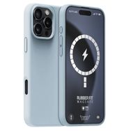 Buff iPhone 16 Pro Magsafe Rubber Fit Silikon Açık Mavi Kılıf