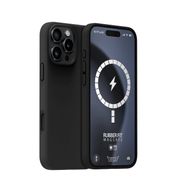 Buff iPhone 16 Pro Magsafe Rubber Fit Silikon Siyah Kılıf
