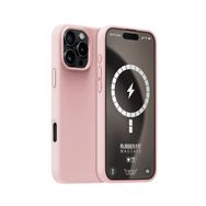 Buff iPhone 16 Pro Max Magsafe Rubber Fit Silikon Açık Pembe Kılıf