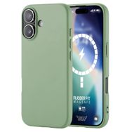 Buff iPhone 17 Magsafe Rubber Fit Göl Yeşili Silikon Kılıf