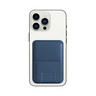 Buff Iphone Mavi Walletmag Stand Deri Cüzdan Kılıf