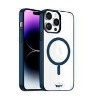 Buff Koyu Mavi iPhone 14 Pro Max MagSafe Slim Fit Kılıf