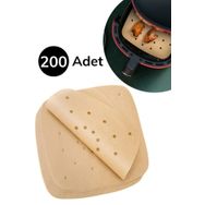 Buffer 200 Adet Tek Kullanımlık Hava Fritöz Yağ Geçirmez Yapışma Air Fryer Pişirme Kağıdı