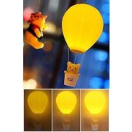 Buffer Balonlu Ayıcıklı Eglenceli Dekoratif Aydinlatmasi Gece Lambası