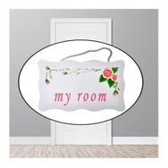 Buffer Decotown My Room Benim Odam Dekoratif Çiçek Desenli Kapı Askısı