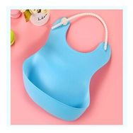 Buffer Mavi Dökülme Engelleyici Bükülebilir Çocuk Bebek Mama Önlüğü