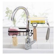 Buffer Paslanmaz Çelik Mutfak Banyo Musluğuna Sabitlenebilir Sabunluk
