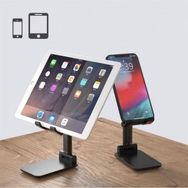 Buffer Siyah Aynalı Cep Telefonu Sabitleyici Stand Katlanabilir Ayarlanabilir Telefon Standı