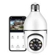 Buffer WiFi 360 Panoramik Ampul Kamera Gece Görüş Ses Akıllı Hareket Algılayıcı