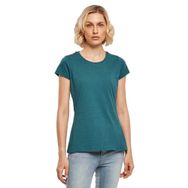 Build Your Brand Basic Tee Kısa Kollu Yuvarlak Yaka Teal Kadın T-shirt