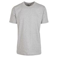 Build Your Brand Basic Yuvarlak Yaka Gri Erkek T-shirt
