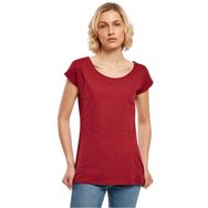 Build Your Brand Burgundy Kadın T-shirt