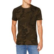 Build Your Brand Camo Tee Yeşil Erkek T-shirt