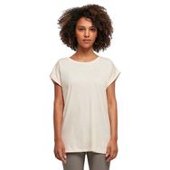 Build Your Brand Ladies Extended Shoulder Tee Beyaz Kum Kadın T-shirt