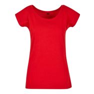 Build Your Brand Ladies Wide Neck Tee Cityred Kadın T-shirt
