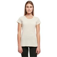 Build Your Brand Tee Kısa Kollu Yuvarlak Yaka Kum Kadın T-shirt