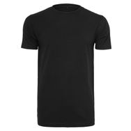 Build Your Brand Tee Yuvarlak Yaka Büyük Beden Siyah Erkek T-shirt