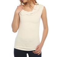 BULALGİY BGA108328 Kadın Ekru Şifon Tişört