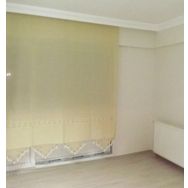 Buldan 190x250 El İşi Dantelli Naturel Perde