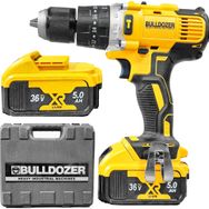 Bulldozer Xr 36v 5ah Darbeli Adp 13mm Metal Madren Çift Akülü Şarjlı Vidalama