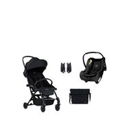 Bumprider Connect³ Black Black Bebek Arabası Ve Connect Trn Grup 0+ Black Oto Koltuğu Ve Oto Koltuk Adaptörü - Siyah