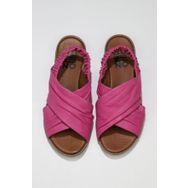 Buneo Shoes 01WU3005 Fuşya Deri Kadın Sandalet
